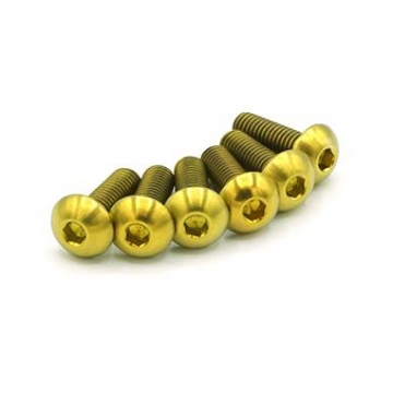 Dress Up Bolts 15mm Titanium Quick Release Kit (Gold)