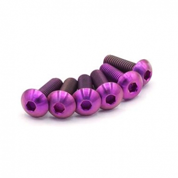 Dress Up Bolts 15mm Titanium Quick Release Kit (Purple)