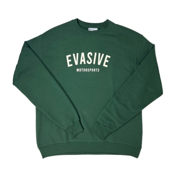 Evasive Motorsports "Cars and Coffee" Sweatshirt - Forest Green