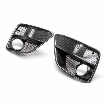 Seibon Carbon Fiber Fog Light Surrounds (Pair) - Subaru WRX / WRX STI 15-17