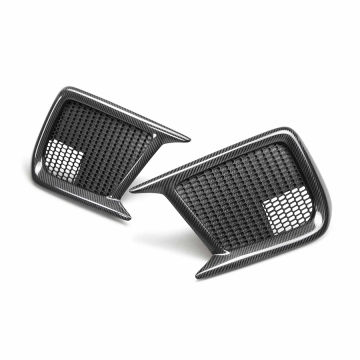 Seibon Carbon Fiber Fog Light Surrounds (Pair) - Subaru WRX / WRX STI 18-21